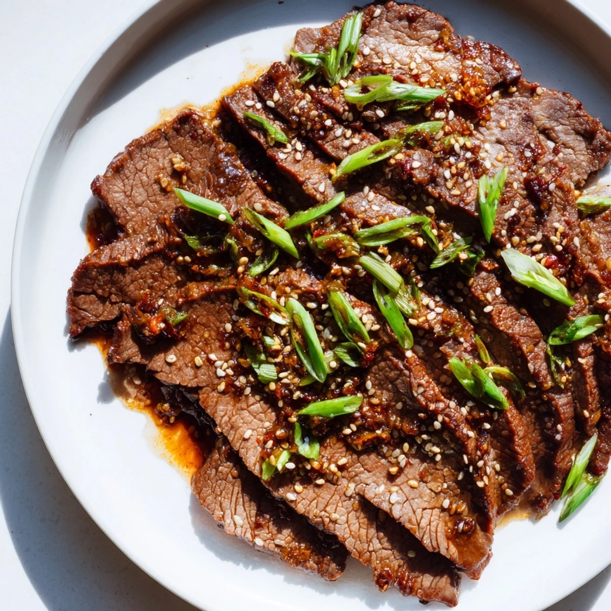 Steaming bowls of Ultimate Slow Cooker Mongolian Beef, tender beef slices glazed in a rich soy-ginger sauce served over fluffy rice.