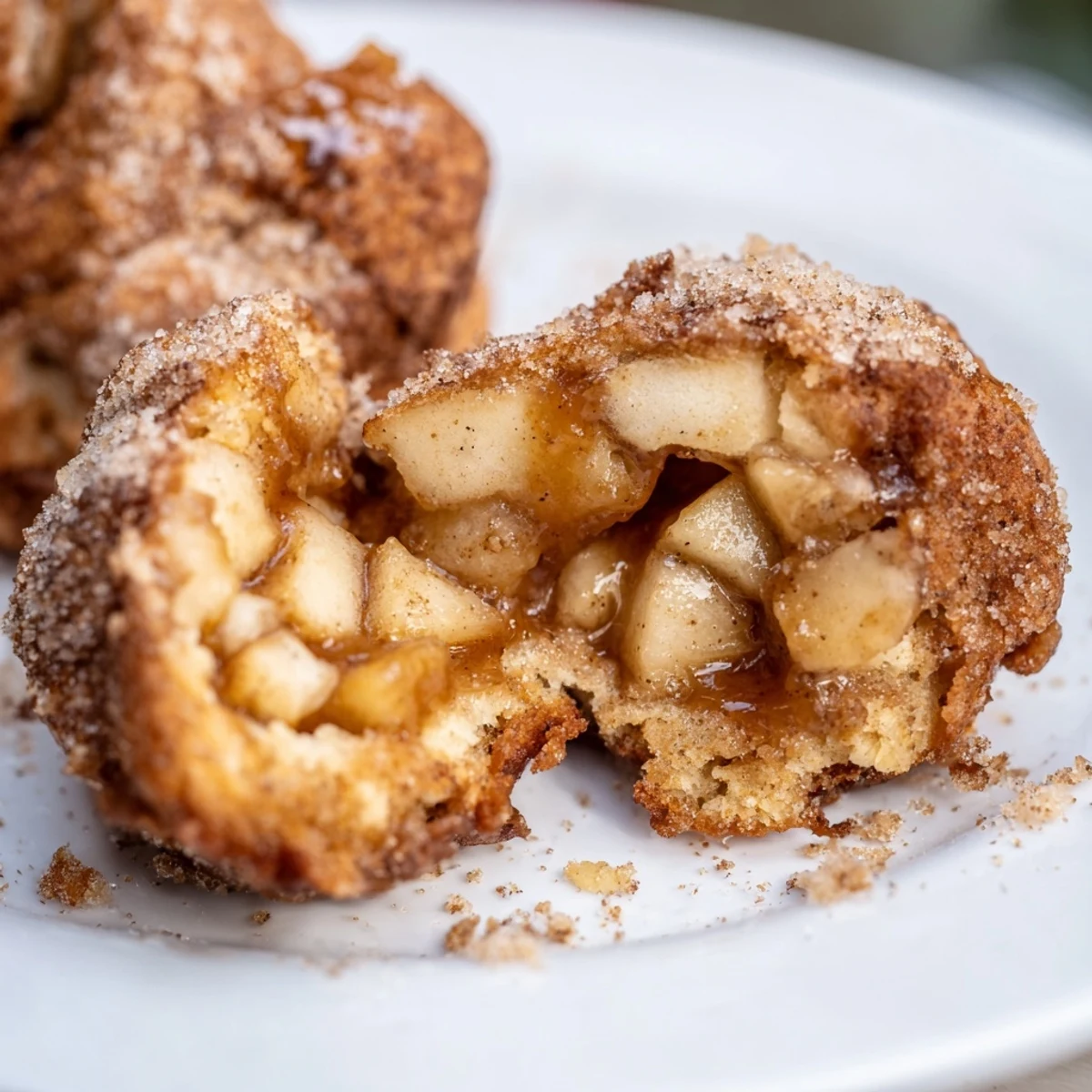 Freshly baked apple pie bombs featuring gooey caramel centers and tender biscuit dough