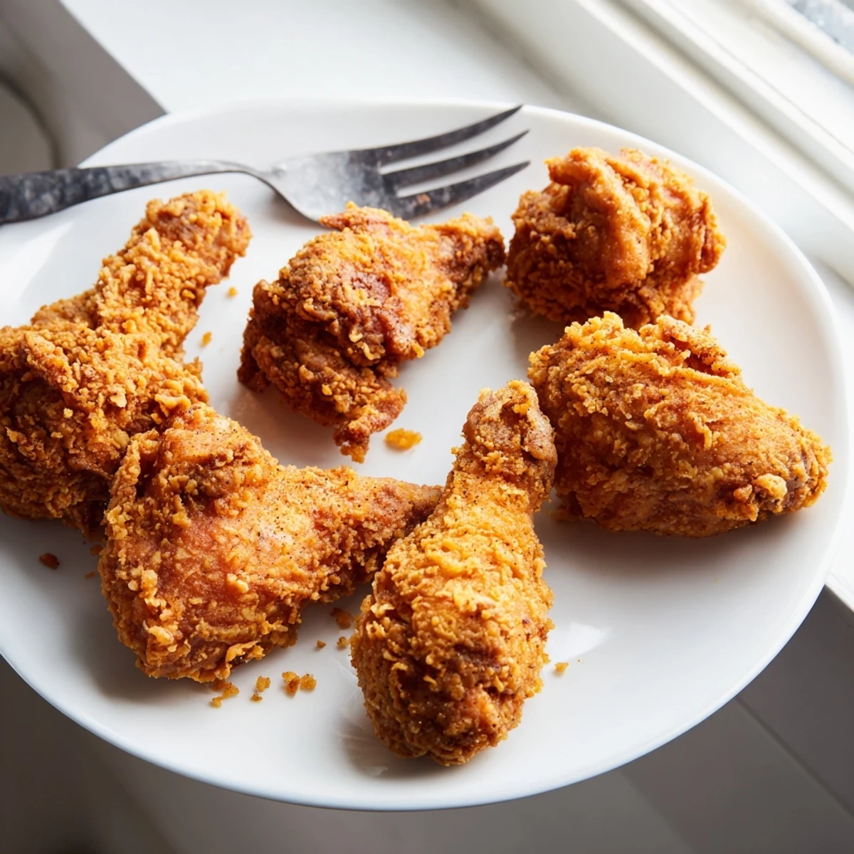 Plate of spicy jalapeño chicken alongside creamy ranch dip and colorful coleslaw side dish