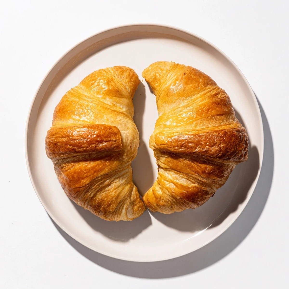 Air fryer homemade croissants arranged on wire rack after achieving perfect golden bake