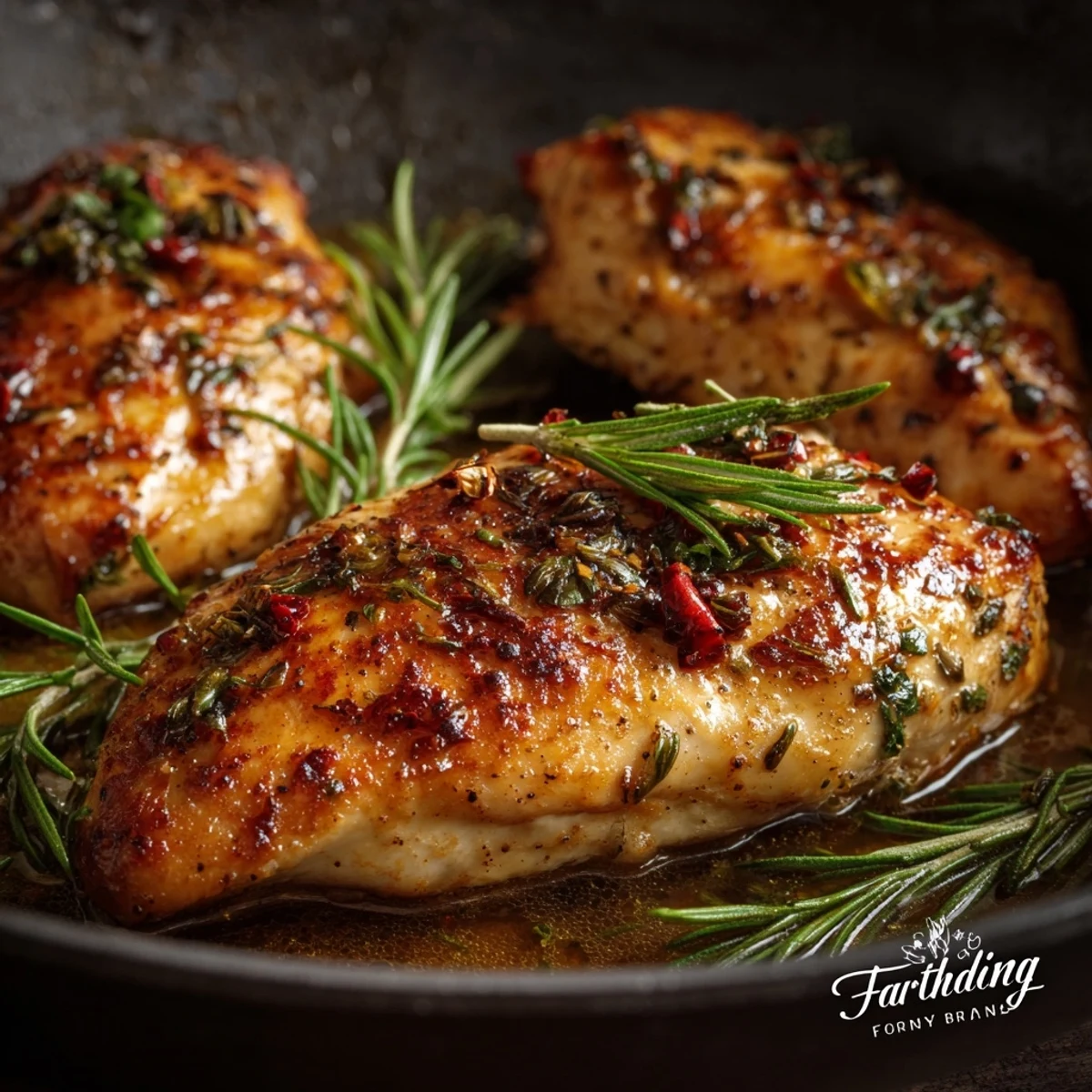 Golden Hasselback chicken breasts stuffed with melted mozzarella spinach and sun-dried tomatoes on a white baking dish