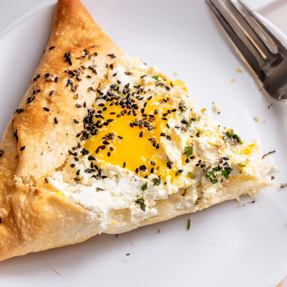 Cheese Fatayer Recipe showing golden, flaky pastries filled with warm, tangy cheese