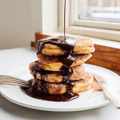 Spanish Churro Pancakes