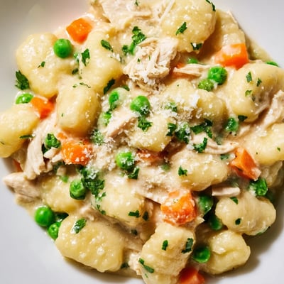 One Pot Gnocchi Chicken Pot Pie