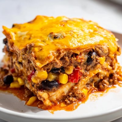 Mexican Lasagna Tortilla Layers