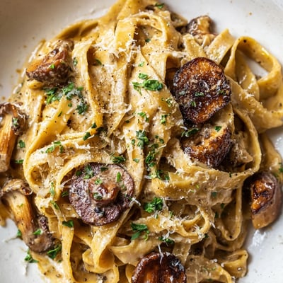 Creamy Brown Butter Mushroom Pasta